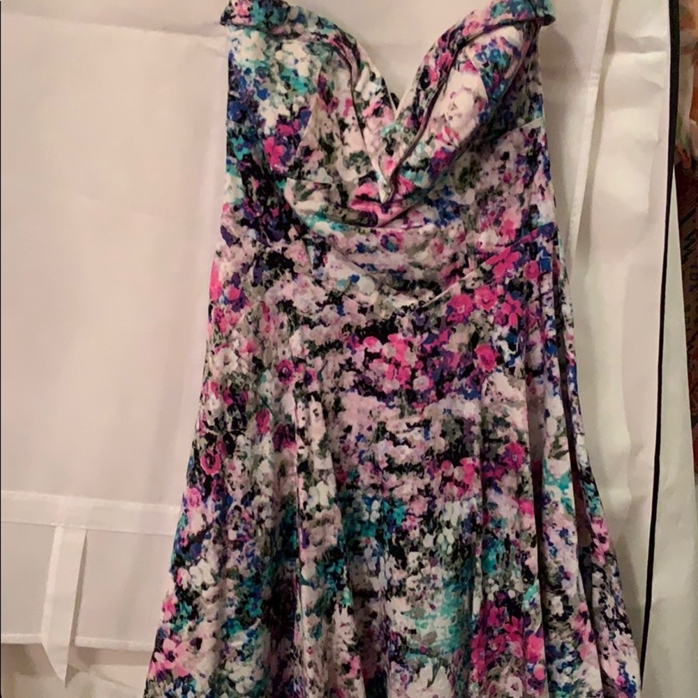 Fit and Flare Floral Dress